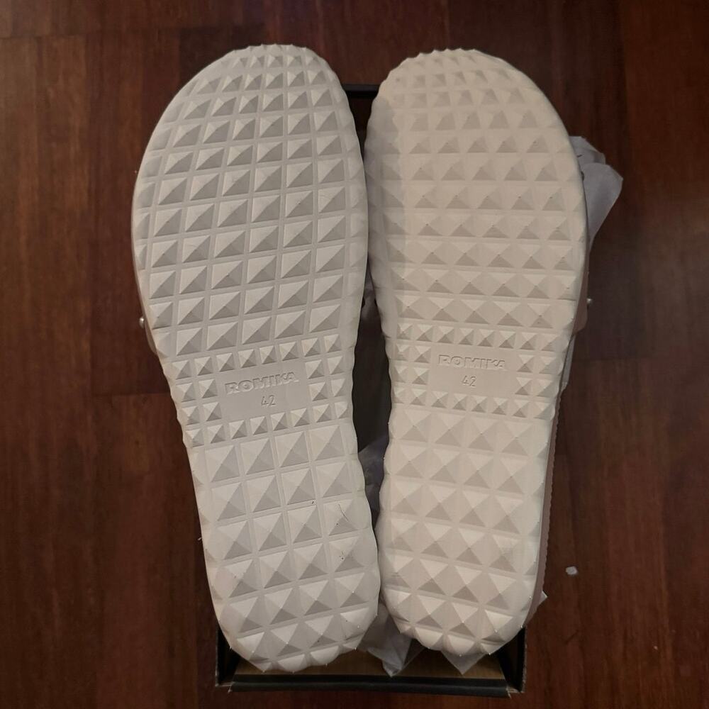 ROMIKA Florenz 07 Slip On Pink Sandals, Size Eur 41 or 42 New in Box MSRP $130 - Picture 7 of 9